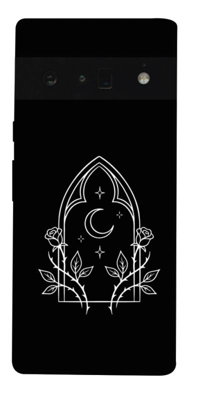 Чохол itsPrint Gothic roses для Google Pixel 6 Pro, black, купити оптом з доставкою