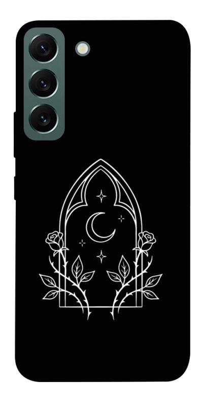 Чехол itsPrint Gothic roses для Samsung Galaxy S22, black, купить оптом с доставкой