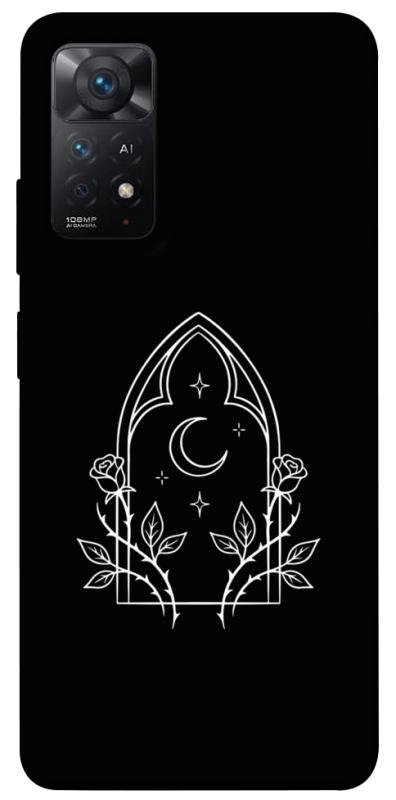 Чохол itsPrint Gothic roses для Xiaomi Redmi Note 11 Pro 4G/5G, black, купити оптом з доставкою