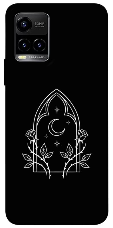Чохол itsPrint Gothic roses для Vivo Y21 / Y33s, black, купити оптом з доставкою