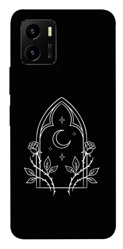 Чохол itsPrint Gothic roses для Vivo Y15s, black, купити оптом з доставкою