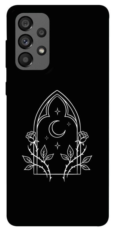 Чохол itsPrint Gothic roses для Samsung Galaxy A73 5G, black, купити оптом з доставкою
