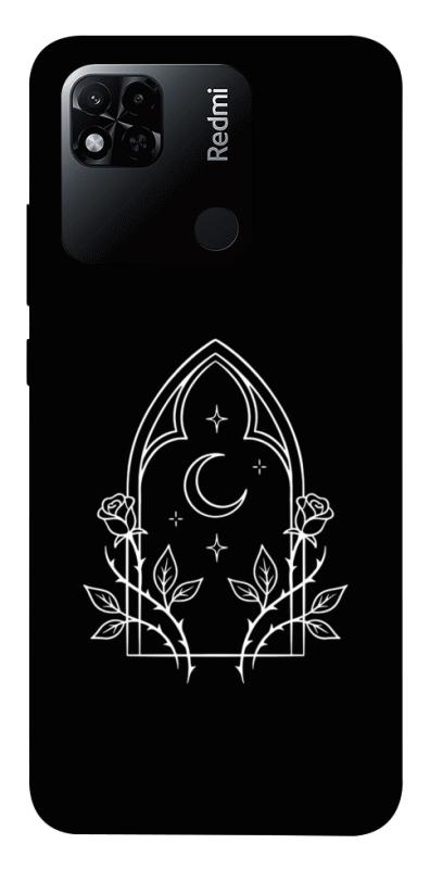 Чохол itsPrint Gothic roses для Xiaomi Redmi 10A, black, купити оптом з доставкою