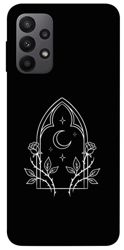 Чохол itsPrint Gothic roses для Samsung Galaxy A23 4G, black, купити оптом з доставкою