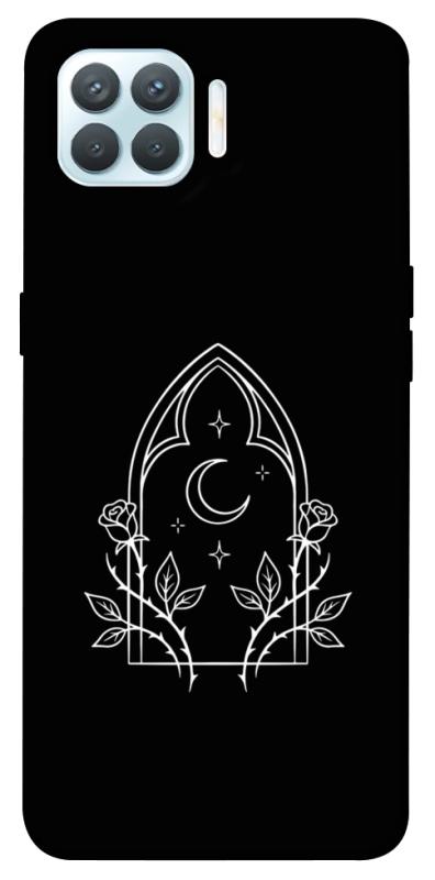 Чохол itsPrint Gothic roses для Oppo F17 Pro, black, купити оптом з доставкою