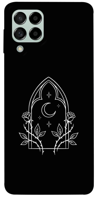 Чохол itsPrint Gothic roses для Samsung Galaxy M53 5G, black, купити оптом з доставкою