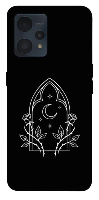 Чехол itsPrint Gothic roses для Realme 9 4G / 9 Pro+, black, купить оптом с доставкой