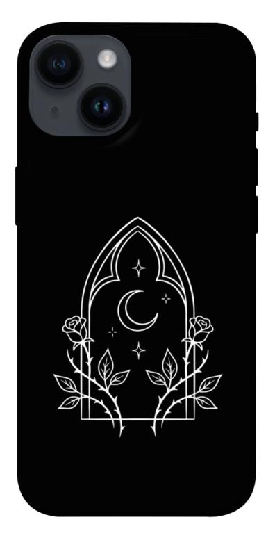 Чохол itsPrint Gothic roses для Apple iPhone 14 (6.1"), black, купити оптом з доставкою