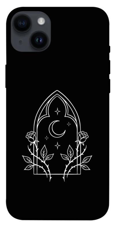 Чохол itsPrint Gothic roses для Apple iPhone 14 Plus (6.7"), black, купити оптом з доставкою