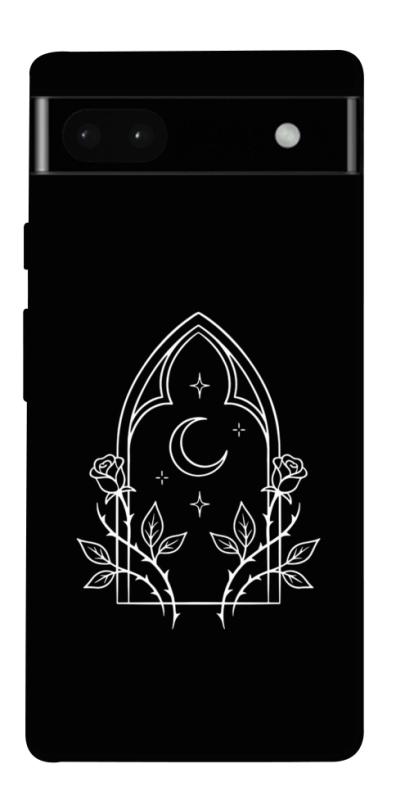 Чохол itsPrint Gothic roses для Google Pixel 6a, black, купити оптом з доставкою
