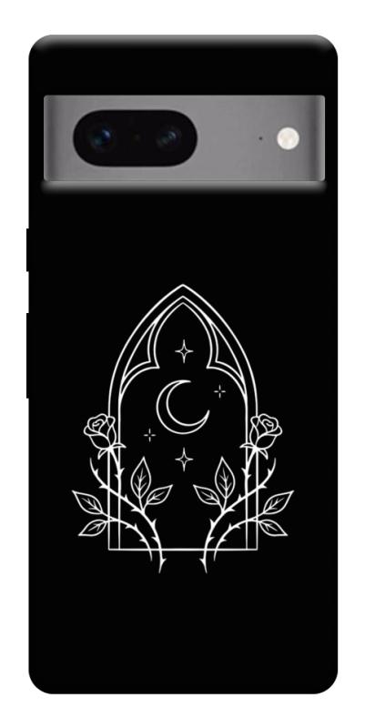 Чохол itsPrint Gothic roses для Google Pixel 7, black, купити оптом з доставкою