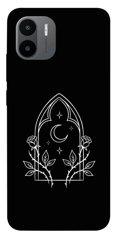 Чехол itsPrint Gothic roses для Xiaomi Redmi A1 / A2, black, купить оптом с доставкой