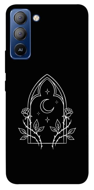 Чохол itsPrint Gothic roses для TECNO Pop 5 LTE, black, купити оптом з доставкою