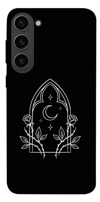 Чохол itsPrint Gothic roses для Samsung Galaxy S23, black, купити оптом з доставкою