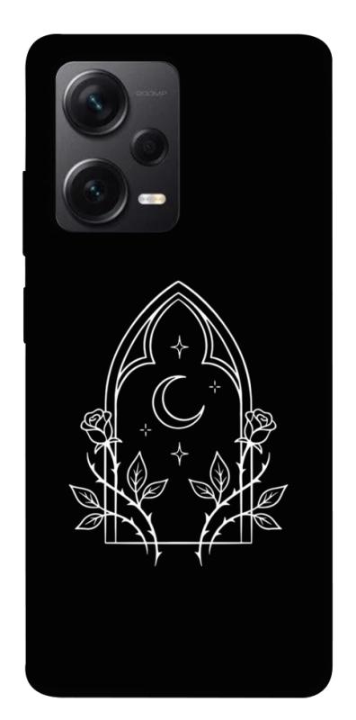 Чохол itsPrint Gothic roses для Xiaomi Redmi Note 12 Pro+ 5G, black, купити оптом з доставкою