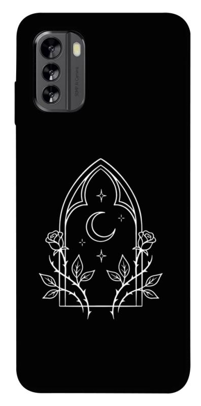 Чохол itsPrint Gothic roses для Nokia G60, black, купити оптом з доставкою