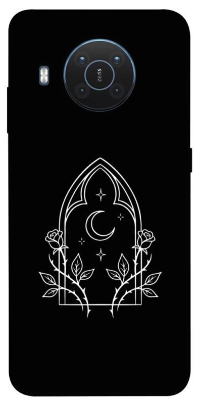 Чехол itsPrint Gothic roses для Nokia X10 / X20, black, купить оптом с доставкой