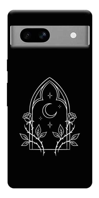 Чохол itsPrint Gothic roses для Google Pixel 7a, black, купити оптом з доставкою