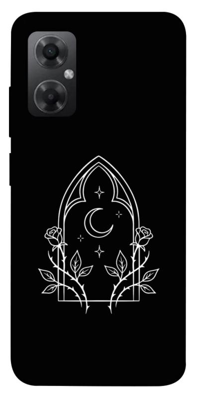 Чехол itsPrint Gothic roses для Xiaomi Redmi Note 11R, black, купить оптом с доставкой