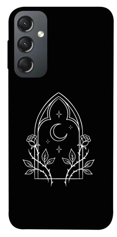 Чохол itsPrint Gothic roses для Samsung Galaxy A24 4G, black, купити оптом з доставкою