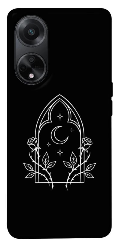 Чохол itsPrint Gothic roses для Oppo A58 4G, black, купити оптом з доставкою