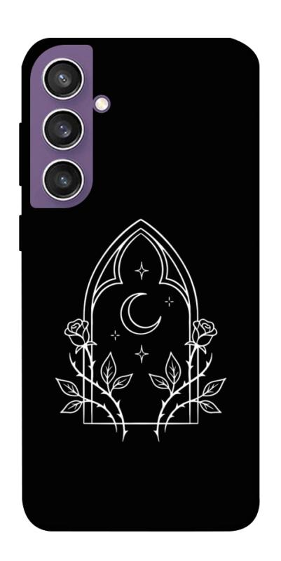 Чехол itsPrint Gothic roses для Samsung Galaxy S23 FE, black, купить оптом с доставкой
