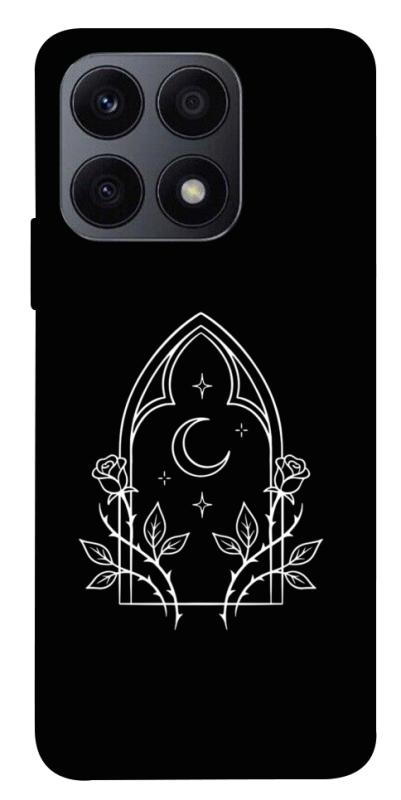 Чехол itsPrint Gothic roses для Huawei Honor X8a, black, купить оптом с доставкой