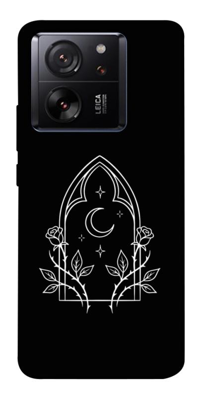 Чохол itsPrint Gothic roses для Xiaomi 13T, black, купити оптом з доставкою
