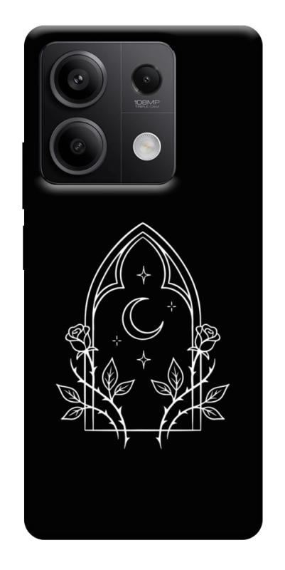 Чехол itsPrint Gothic roses для Xiaomi Redmi Note 13 5G, black, купить оптом с доставкой