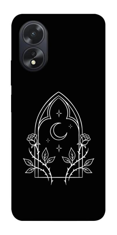 Чохол itsPrint Gothic roses для Oppo A38, black, купити оптом з доставкою