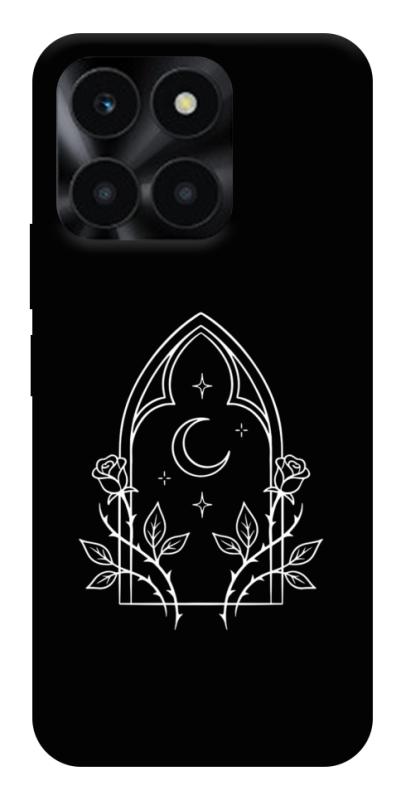 Чохол itsPrint Gothic roses для Huawei Honor X6a, black, купити оптом з доставкою