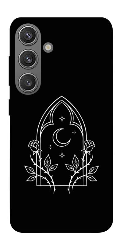 Чохол itsPrint Gothic roses для Samsung Galaxy S24+, black, купити оптом з доставкою