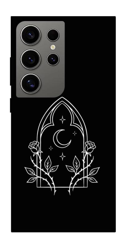 Чохол itsPrint Gothic roses для Samsung Galaxy S24 Ultra, black, купити оптом з доставкою