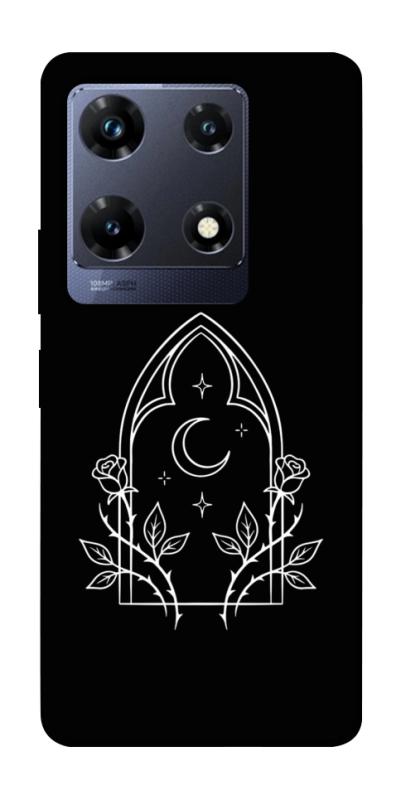 Чохол itsPrint Gothic roses для Infinix Note 30 Pro, black, купити оптом з доставкою