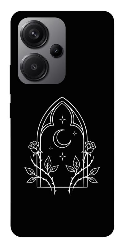 Чохол itsPrint Gothic roses для Xiaomi Redmi Note 13 Pro+, black, купити оптом з доставкою
