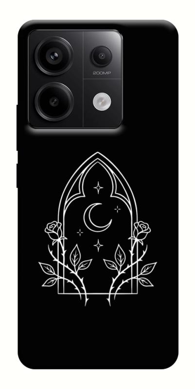 Чохол itsPrint Gothic roses для Xiaomi Redmi Note 13 Pro 4G, black, купити оптом з доставкою