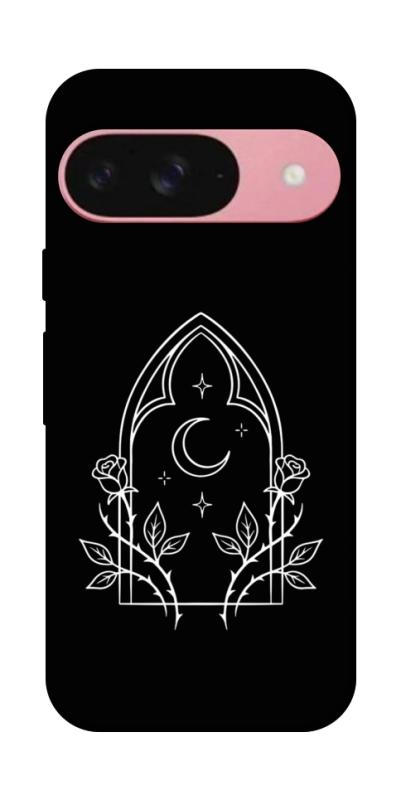 Чохол itsPrint Gothic roses для Google Pixel 9, black, купити оптом з доставкою
