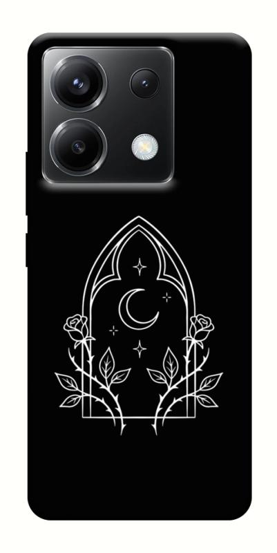 Чохол itsPrint Gothic roses для Xiaomi Poco X6, black, купити оптом з доставкою