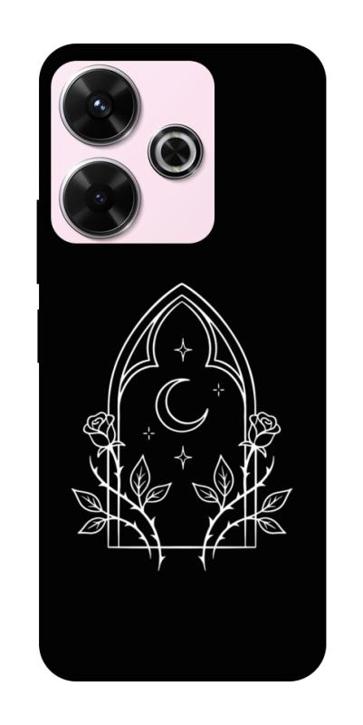 Чохол itsPrint Gothic roses для Xiaomi Redmi 13 4G / Poco M6 4G, black, купити оптом з доставкою