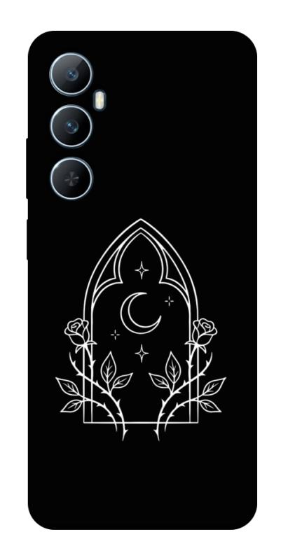 Чохол itsPrint Gothic roses для Realme C65 4G, black, купити оптом з доставкою