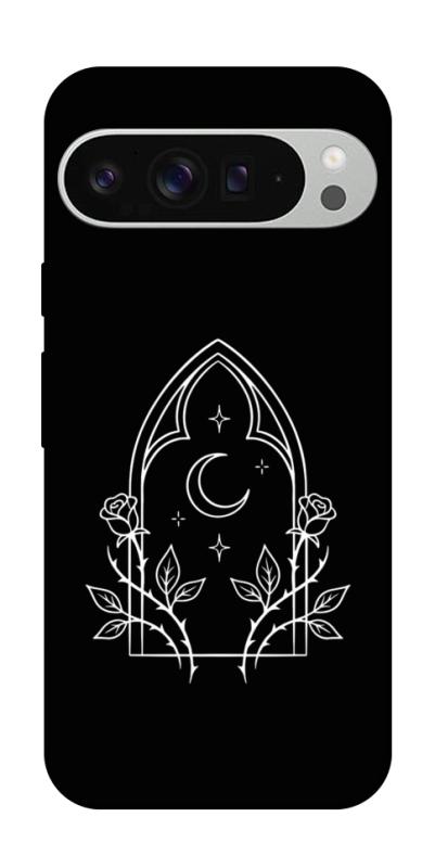 Чохол itsPrint Gothic roses для Google Pixel 9 Pro XL, black, купити оптом з доставкою