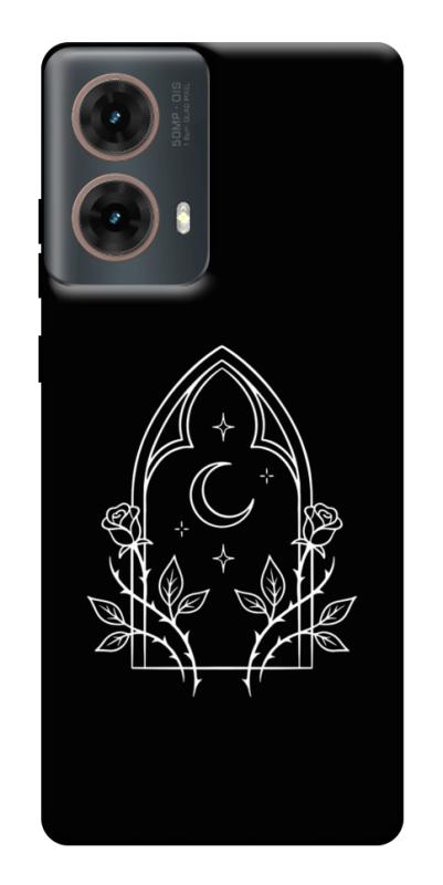 Чохол itsPrint Gothic roses для Motorola Moto G85, black, купити оптом з доставкою