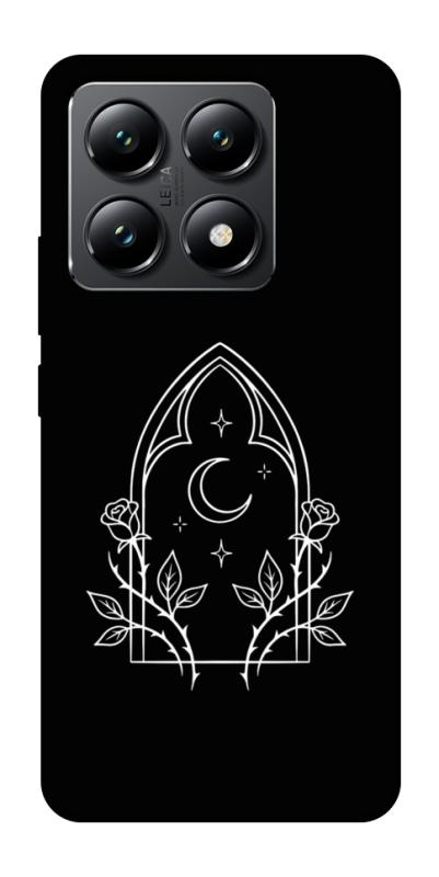Чехол itsPrint Gothic roses для Xiaomi 14T, black, купить оптом с доставкой