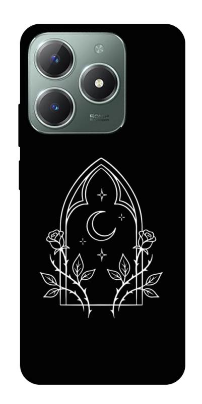 Чохол itsPrint Gothic roses для Realme C61 4G, black, купити оптом з доставкою