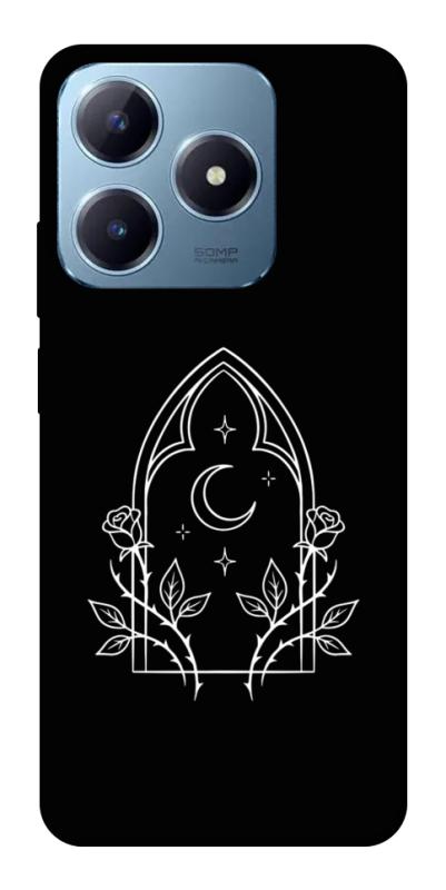 Чохол itsPrint Gothic roses для Realme C63 4G, black, купити оптом з доставкою
