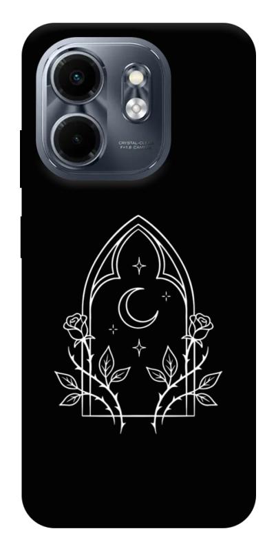 Чохол itsPrint Gothic roses для Infinix Smart 9 4G / Hot 50i, black, купити оптом з доставкою