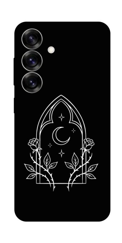 Чохол itsPrint Gothic roses для Samsung Galaxy S25, black, купити оптом з доставкою