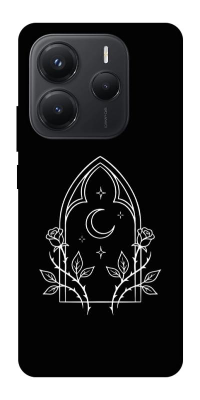 Чохол itsPrint Gothic roses для Xiaomi Redmi Note 14 5G, black, купити оптом з доставкою