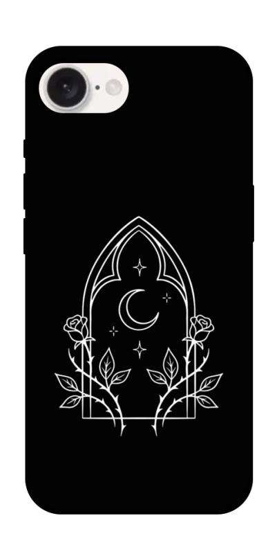 Чохол itsPrint Gothic roses для Apple iPhone 16e (6.1"), black, купити оптом з доставкою