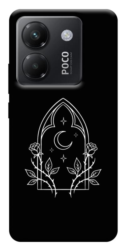 Чохол itsPrint Gothic roses для Xiaomi Poco M7 Pro 5G, black, купити оптом з доставкою